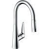 HANSGROHE Talis M51 páková drezová batéria s vyťažiteľnou sprškou s prepínaním, 2jet, výška výtoku 185 mm, chróm, 72813000