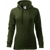 Malfini Trendy Zipper Dámska mikina 411 military L