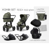MOONRESEA + Kombi set - MOSS GREEN kombinovaný kočík