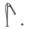 Blanco Luneoo S - Elektronická drezová batéria s flexibilným ramenom a spŕškou, sieťové napájanie, tmavá oceľ 527975