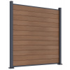 Rojaplast ROJA ELEMENT plotový panel WPC 180x180 cm a koncovky - teak