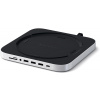 Replikátor portov Satechi Aluminium Type-C Stand and Hub for Mac Mini - Silver (ST-ABHFS)