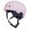 Cyklistická prilba Sun Baby ružová, nastaviteľná, veľkosť S s LED svetlom