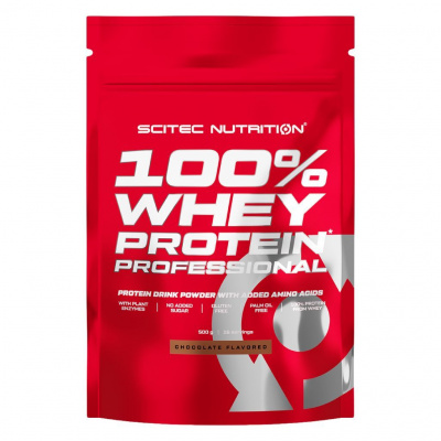 Scitec Nutrition 100% Whey Protein Professional 500 g Príchuť: Banán