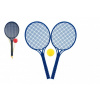 Soft tenis plast barevný+míček 53cm