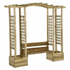 Pergola drevo VidaXL oblúk 198 cm
