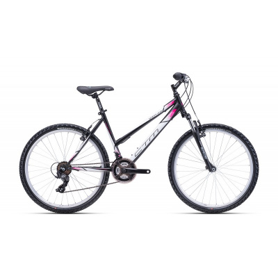 CTM horský bicykel Stefi 2.0 matná čierna/ružová 26" 2023 L Externý sklad