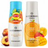 2x Sirup SodaStream Lipton Ice Tea Peach Zero Bez cukru + Pomaranč Mango