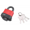 Extol Premium 8857540 Zámok visací vodeodolný poplastovaný, 4 kľúče, 40mm