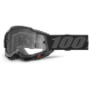 100% ACCURI 2 ENDURO MTB Goggle Black - Clear Lens
