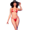 Chilirose - cr 4840 micro bikini red S/M