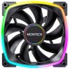 Montech AX140 PWM ARGB, čierny AX140B