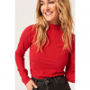 Dámské triko GARCIA ladies T-shirt ls 8054 red lips velikost XXL