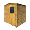 4iQ Drevený záhradný domček na náradie s jednokrídlovými dverami