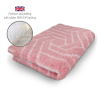 DRYBED Premium Vet Bed Modern ružový 150 x 100 cm