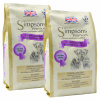 Simpsons Premium Senior/Light Chicken & Brown Rice - krmivo pre psov, kuracie mäso a hnedá ryža - 2x 12 kg
