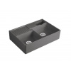 Villeroy & Boch Drezy - Keramický drez 90x63 cm, CeramicPlus, grafit 632391i4