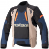 bunda HALO DRYSTAR, ALPINESTARS (tmavo modrá/khaki/oranžová/čierna, vel. L)