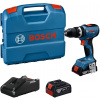 BOSCH GSB 18V-65 PROFESSIONAL Príklepová vŕtačka, 1 x 2.0 Ah, 1 x 4.0Ah, L-Case 06019N3332