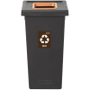 Igotrend 724005 Kôš na triedený odpad 75 l, FIT BIN čierna/hnedá
