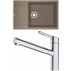 Set Franke G194 (dřez MRG 611-78 BB Kašmír + baterie FC 3055.031 ORBIT Chrom) 114.0650.622