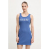 Šaty Guess SUNFLOWER mini, priliehavé, V5GK06 K8RT2 V5GK06.K8RT2 modrá XS