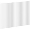 Mexen Rivel predný rebrovaný panel pre skrinku do kúpelne 40 x 43,5 cm, biely mat - 91A20-0400-470-1-01