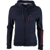 Tommy Hilfiger FZ HOODIE tmavo modrá,červená Dámska mikina S
