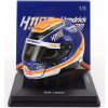 ARAI HELMET | CASCO HELMET KYLE LARSON TEAM ARROWS McLAREN H1100 NASCAR CUP SERIES SEASON 2024 | BLUE ORANGE WHITE