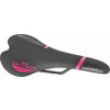 MAXBIKE sedlo San Marco Monza Wide Start Up černé - růžové