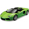Maisto - Aventador Roadster, zelený kov, montážna linka, 1:24
