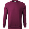 Malfini Merger Pánska mikina 415 red plum melír L