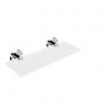 Nimco Unix - Polička, dĺžka 30 cm, matné sklo/chróm UN 13091B-30-26