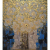 Strom hojnosti IV, natural drahokamy&zlato - Bc. Helena Vožňáková,originálny,ručne maľovaný obraz. XL (do veľkosti 150x150cm) Viac farieb