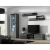Cama Meble Obývačka SOHO 1, sivý mat/sivý lesk