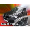 Deflektory na okná pre BMW X3 F25, 2ks
