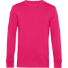 B&C Mikina B&C Inspire Crew Neck, pánská COT01U31Bx5204-magenta pin XL Purpurová růžová
