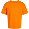 JACK & JONES 3911 / Unisex oversize tričko s krátkym rukávom - vibrant orange XS