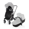 Dvojkombinácia kočíka Zopa EVOQUE 2022 - základ Silver/Black