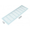 SRL - ALFA vetracia mriežka 130 x 2000 mm BIL - biela lesklá (RAL 9010) | MP-KOVANIA.sk