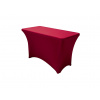 TENTino Elastický poťah STANDARD na skladací stôl 122x60 cm VIAC FARIEB Farba obrusu: VÍNOVÁ / CLARET