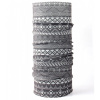 Husky multifunkčná šatka Printemp grey triangle stripes, UNI