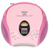 Lenco SCD-24 Pink - přenosné stereo FM rádio s CD