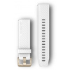 Remienok Garmin Quick Release 20 silikónový biely (zlatá pracka) (010-12927-00)