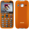 EVOLVEO EasyPhone XR mobilný telefón pre seniorov s nabíjacím stojanom oranžový