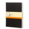 Moleskine Zošity Cahier B5 linajkový 3 ks čierny