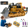 Diaľkovo ovládaný buldozér RC, pásový dozer s diaľkovým ovládaním 2.4G, mierka 1:20