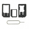 ALIGATOR Adaptér pre nano a microSIM karty + ihla 186158
