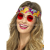 Okuliare - HIPPIE RETRO LENNON STYLE 60s - červené, kovový rám