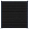 Rojaplast ROJA MODERN plotový panel WPC 180x180 cm HORIZONTÁLNÍ i VERTIKÁLNÍ a koncovky - antracit